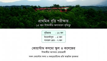 প্রাথমিক বৃত্তি পরীক্ষায় কোয়ান্টাম কসমো স্কুলের শিক্ষার্থীদের সাফল্য