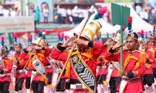 Quantas in Bangabandhu National Stadium on March 26, 2018 (Collected from BTV)