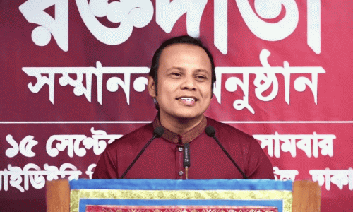 স্বেচ্ছা রক্তদাতা রুবাইয়াত হাসান সিরাজের রক্তদানের অনুভূতি