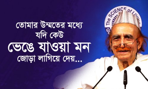 তোমার উম্মতের মধ্যে যদি কেউ ভেঙে যাওয়া মন জোড়া লাগিয়ে দেয়...