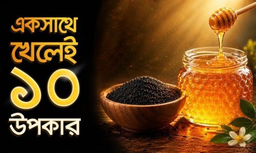 মধু ও কালোজিরা একসাথে খেলেই মিলবে ১০ উপকার! কীভাবে খাবেন?
