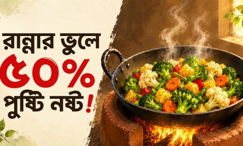 ভুল রান্নায় নষ্ট হচ্ছে শাকসবজির পুষ্টি! স্বাস্থ্যকর রান্নার ৬টি পদ্ধতি